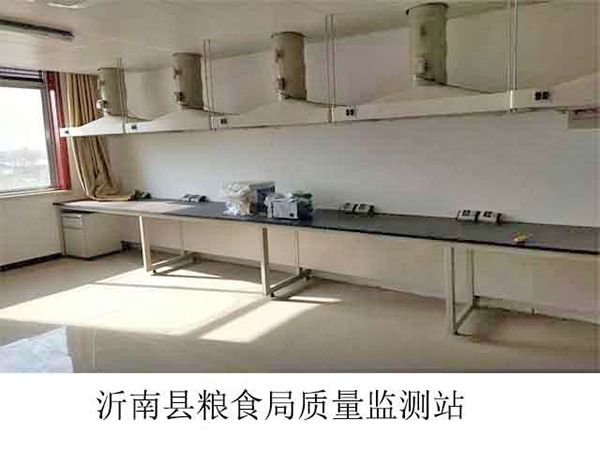 沂南县粮食质量监测站实验台、通风柜、通风系统等安博（中国）家具安装现场716.jpg